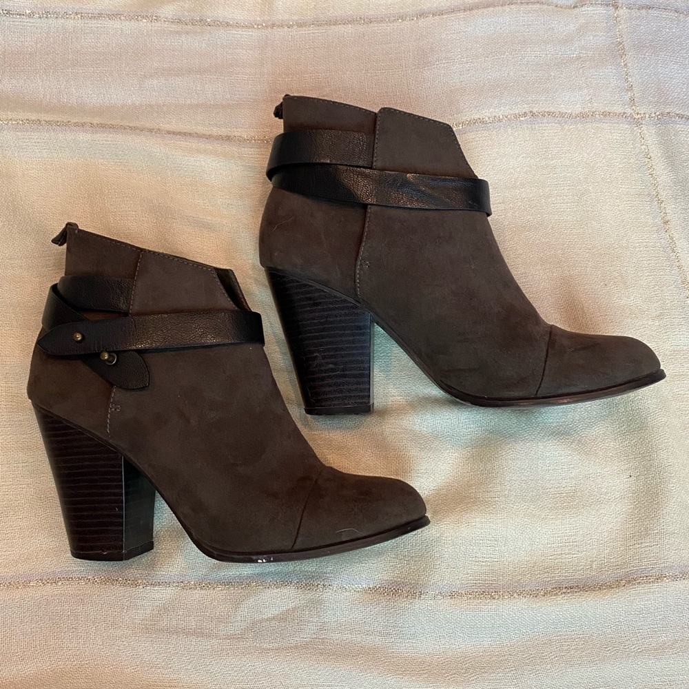 Forever 21 Olive Booties